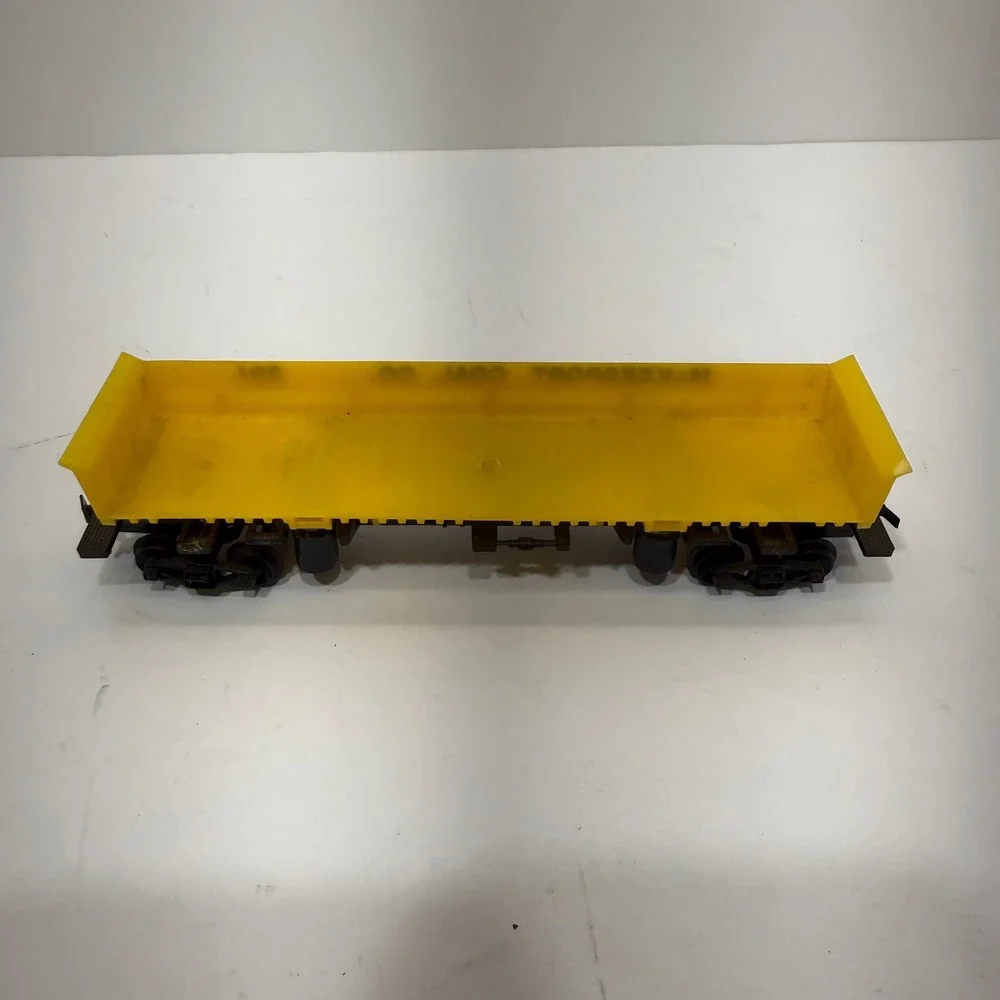 AHM HO Scale McKeesport Coal Co 291 Gondola Train Car Yellow Vintage with Box
